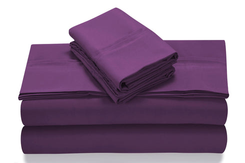 Ultra-Soft Microfiber Deep Pocket 4-Piece Sheet Set