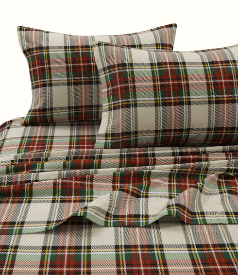 Charleston 170-GSM Flannel Printed Extra Deep Pocket Sheet Set