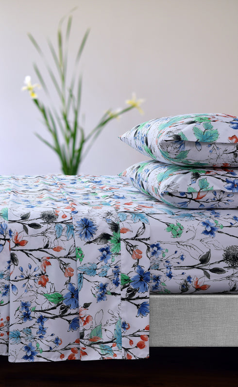 Printed 110-GSM Microfiber Deep Pocket Sheet Set