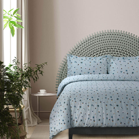 Floryn 170-GSM Flannel Oversised Duvet Cover Set