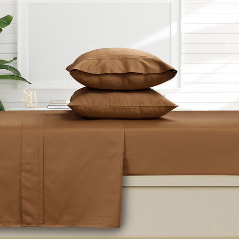 500 Thread Count Egyptian Cotton Sateen Extra Deep Pocket 4-Piece Sheet Set