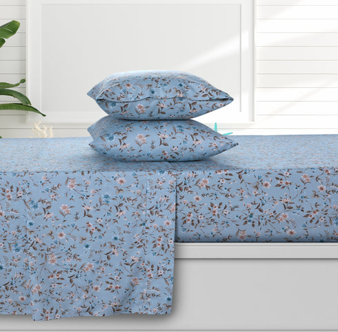 Organic Cotton Sateen 300 Thread Count Deep Pocket Sheet Set