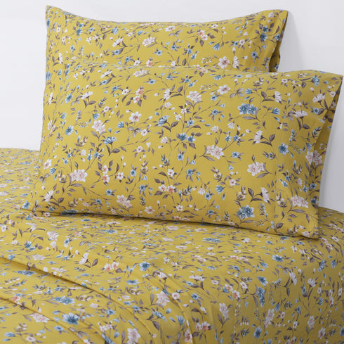 Organic Cotton Sateen 300 Thread Count Deep Pocket Sheet Set