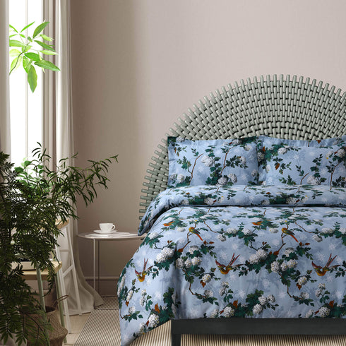 Cozy 170-GSM Solid or Printed Oversized Duvet Cover Set