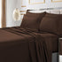 600 Thread Count Egyptian Cotton Sateen Extra Deep Pocket 4-Piece Sheet Set