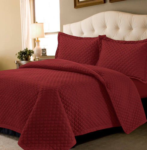 Brisbane Solid Oversized Quilt Set