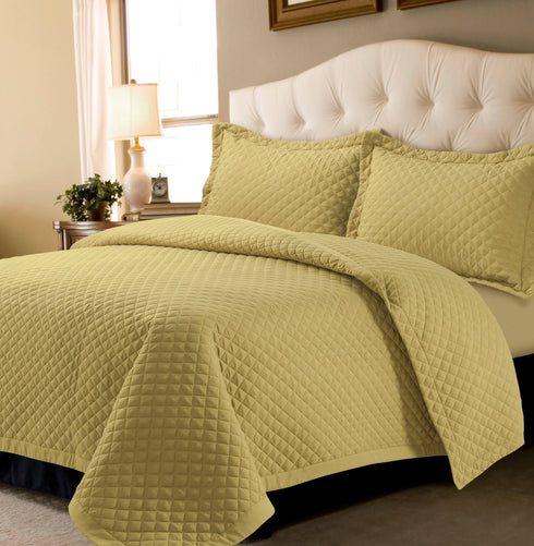 Brisbane Solid Oversized Quilt Set