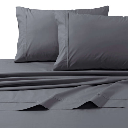 300 Thread Count Cotton Percale Extra Deep Pocket Sheet Set