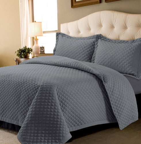 Brisbane Solid Oversized Quilt Set