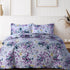 Printed 110-GSM Microfiber Oversized Quilt Set