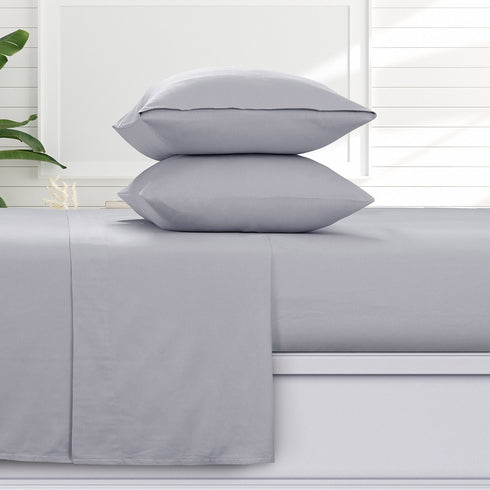 Turkish Flannel Extra Deep Pocket Sheet Set, Solid Colors