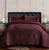 Lugano Honeycomb Velvet Oversized Solid Quilt Set