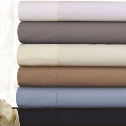 300 Thread Count Cotton Percale Extra Deep Pocket Sheet Set