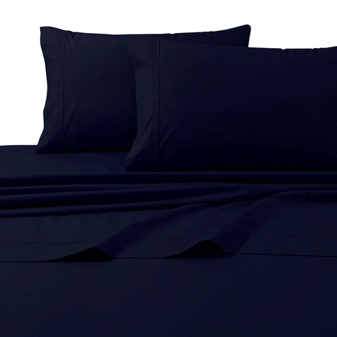300 Thread Count Cotton Percale Extra Deep Pocket Sheet Set