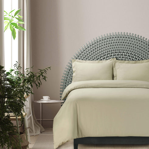 Cozy 170-GSM Solid or Printed Oversized Duvet Cover Set