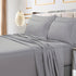 600 Thread Count Egyptian Cotton Sateen Extra Deep Pocket 6-Piece Sheet Set