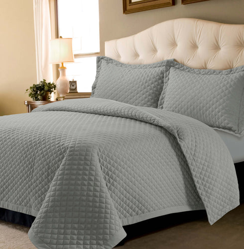 Brisbane Solid Oversized Quilt Set