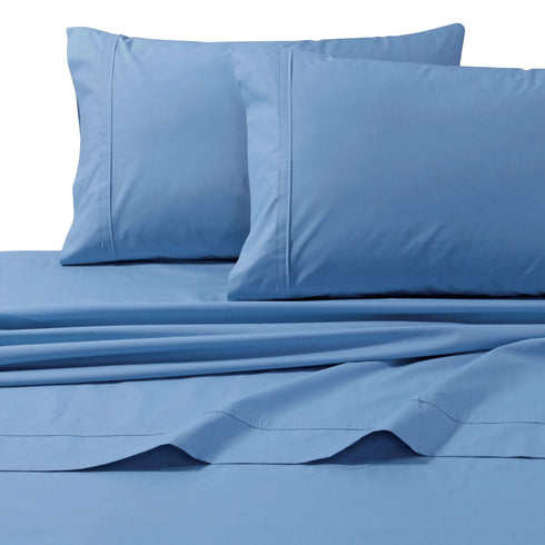 300 Thread Count Cotton Percale Extra Deep Pocket Sheet Set