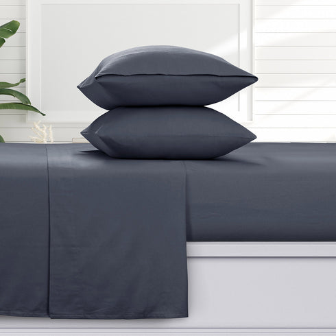 Turkish Flannel Extra Deep Pocket Sheet Set, Solid Colors